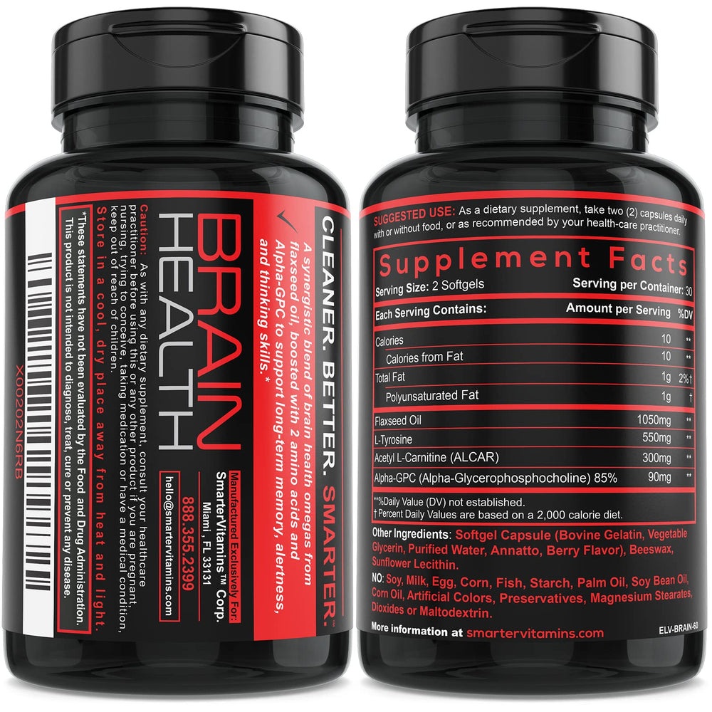 SmarterVitamins ALCAR capsule close-up emphasizing mitochondrial energy support.