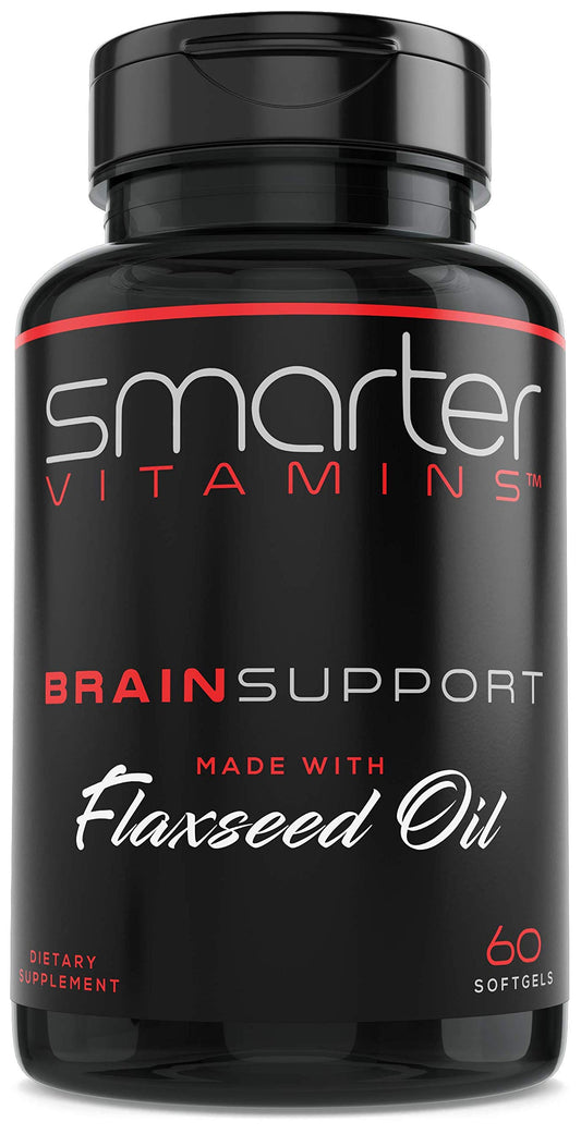SmarterVitamins Brain Support bottle for daily focus and memory support.