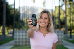 SmarterVitamins Energy Pills caffeine 200mg label highlights clean energy