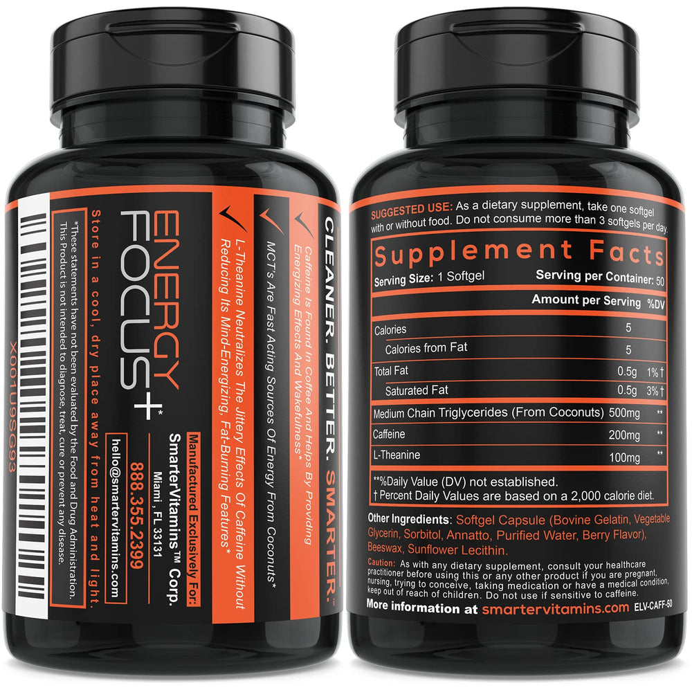 SmarterVitamins extended-release capsule shows longer-lasting energy potential.