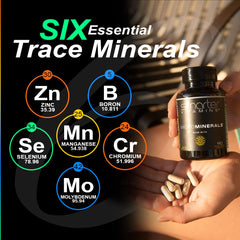 SmarterVitamins trace minerals bottle collection for balanced minerals