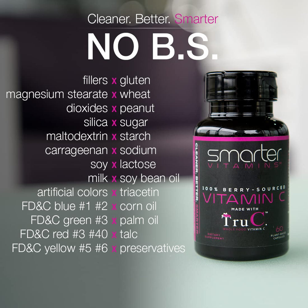 SmarterVitamins Vegan capsules overview: pure plant-based capsules for easy daily use.
