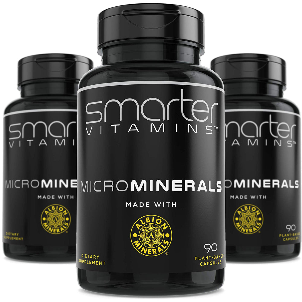 SmarterVitamins zinc glycinate Albion bottle pour for easy daily mineral intake