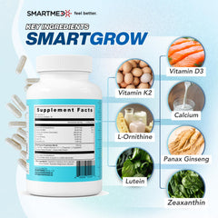 SMARTMED SMARTGROW amino acids for immune and muscle support