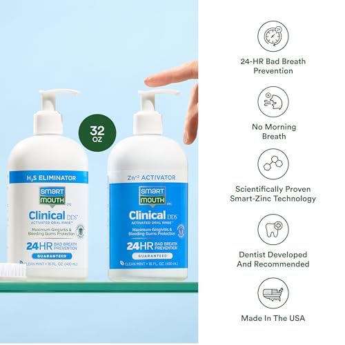 SmartMouth 12-hour fresh breath performance during daily oral care