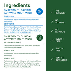 SmartMouth display on store shelf showing clinical and original variants