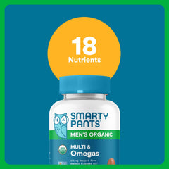 SmartyPants Nutrient chart highlights methylfolate, zinc citrate, MK-7