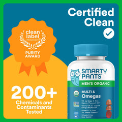 SmartyPants Clean Label Purity Award badge signals trusted quality