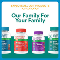 Recyclable packaging of SmartyPants Prenatal Zero Sugar supports eco-friendly disposal.