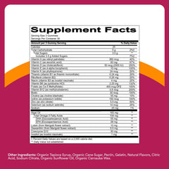 SmartyPants biotin gummy emphasizing hair, skin, nails support.