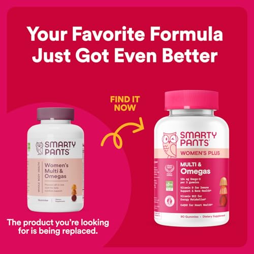 SmartyPants bottle back label highlighting gluten-free formulation