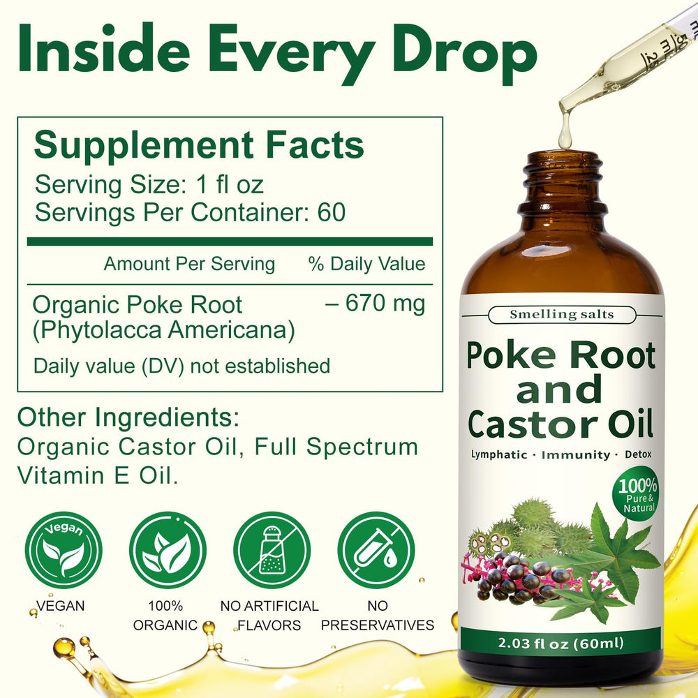 Smelling salts with vitamin E adds skin nourishment