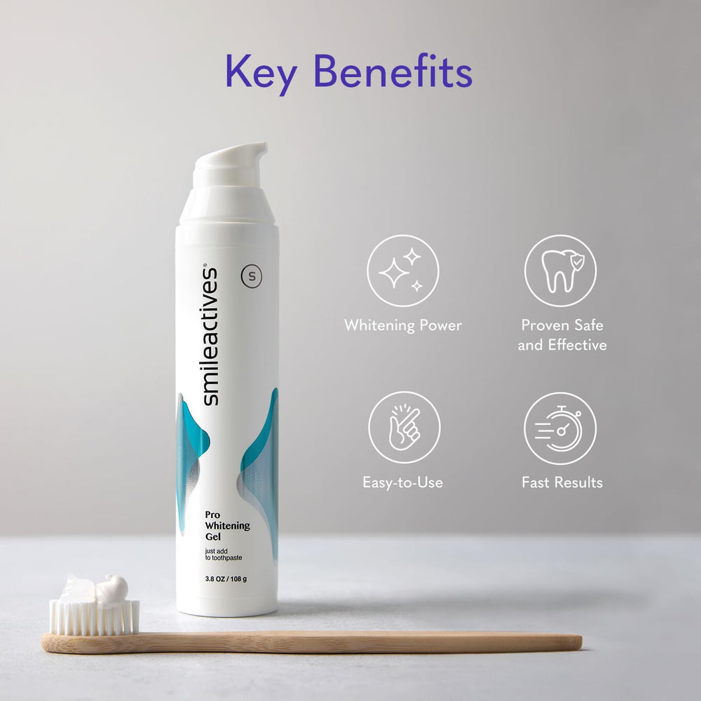 Smileactives 360-degree foam reaches molars and crevices for thorough cleaning