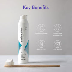 Smileactives 360-degree foam reaches molars and crevices for thorough cleaning