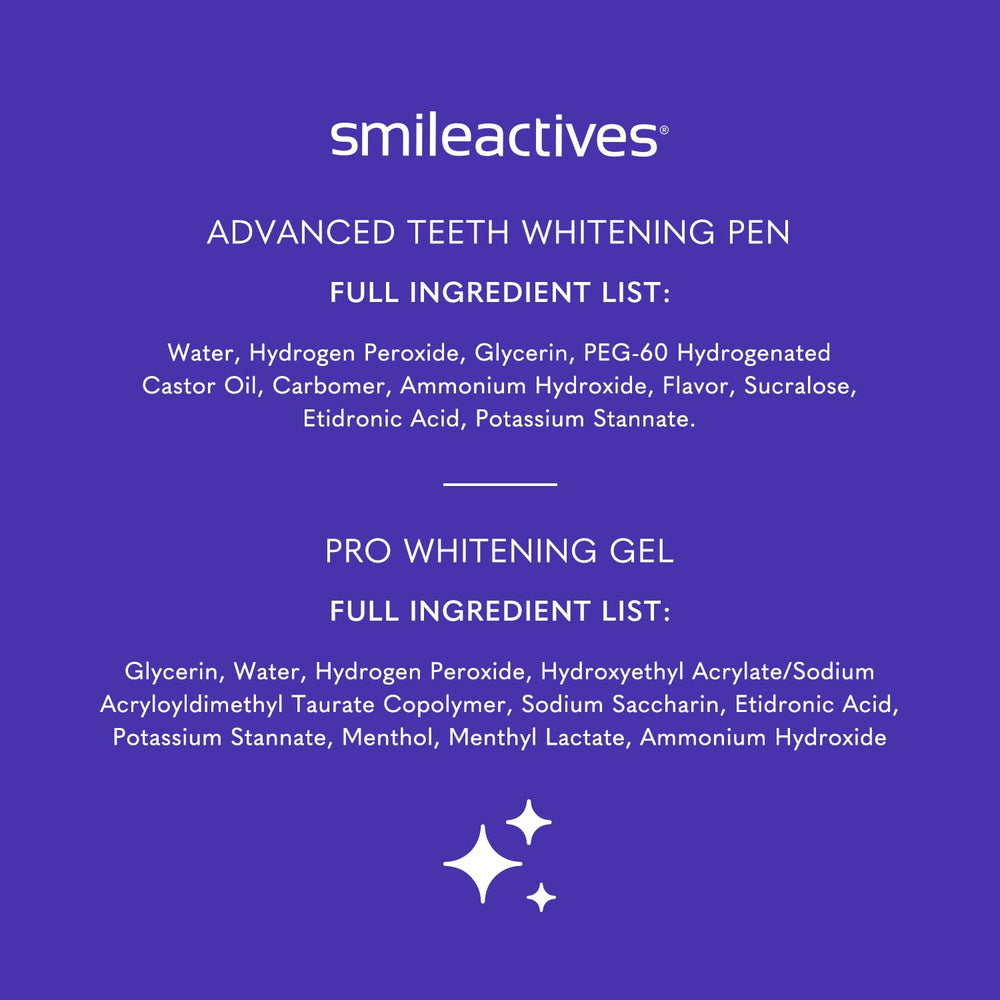 Smileactives gel integrated into daily brushing routine