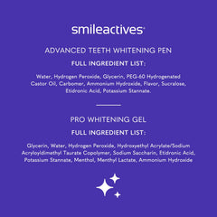 Smileactives gel integrated into daily brushing routine