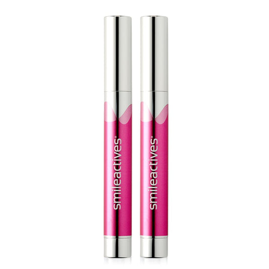 Smileactives teeth whitening pen with brush-tip for precise stain removal and even coverage.