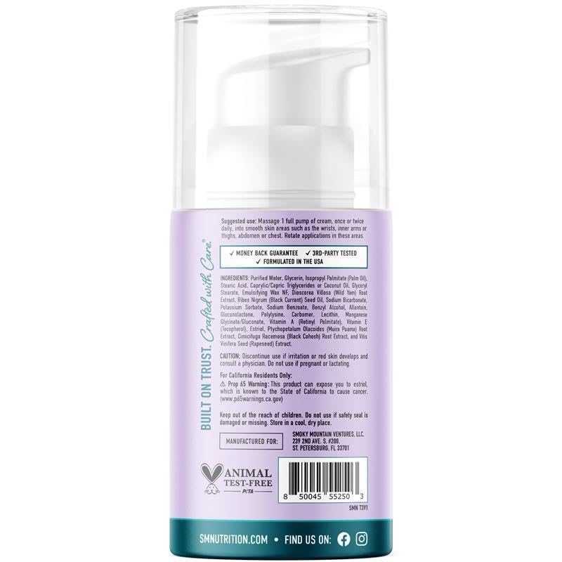 SMNutrition Estro-Life wild yam extract close-up highlighting skin-supporting ingredient