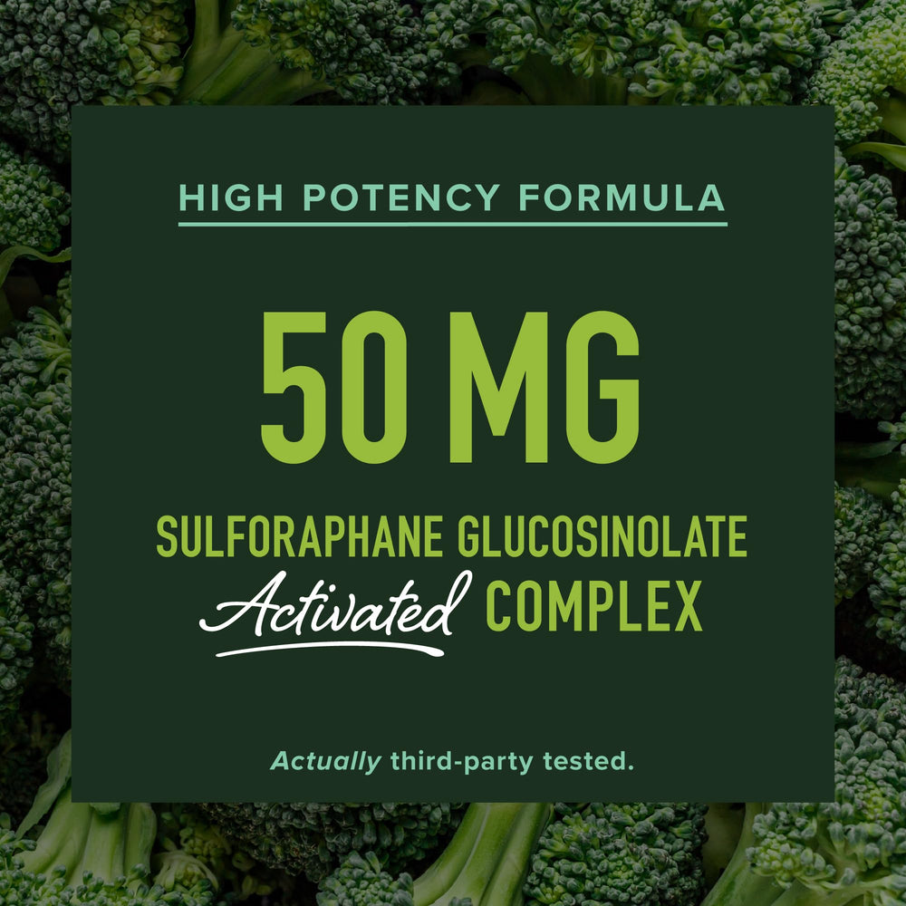SMNutrition glucoraphanin-rich broccoli sprouts highlight for detox support