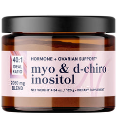 SMNutrition Myo-Inositol & D-Chiro bottle for daily hormone balance support.