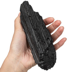 SMOHEAL black tourmaline rough 1lb shown for grounding and protection