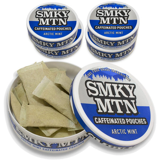 Smokey Mountain Arctic Mint pouches offer a tobacco-free alternative with a cool flavor.