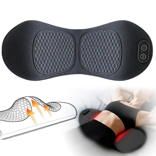 Smooth Triple Fusion Back Massager with Heat front view for daily home relief