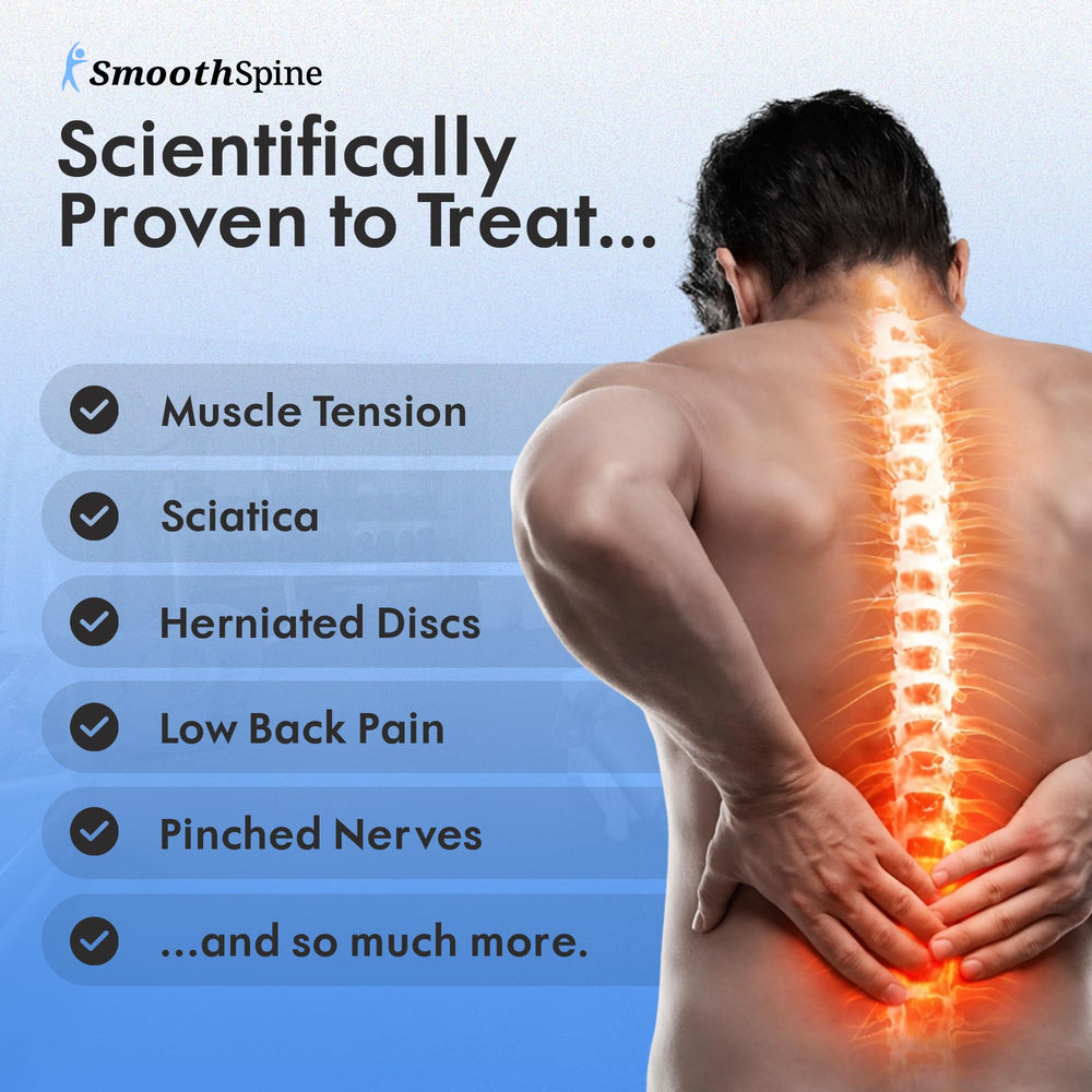 SmoothSpine Multi Therapy Pro red light panel delivers soothing surface warmth