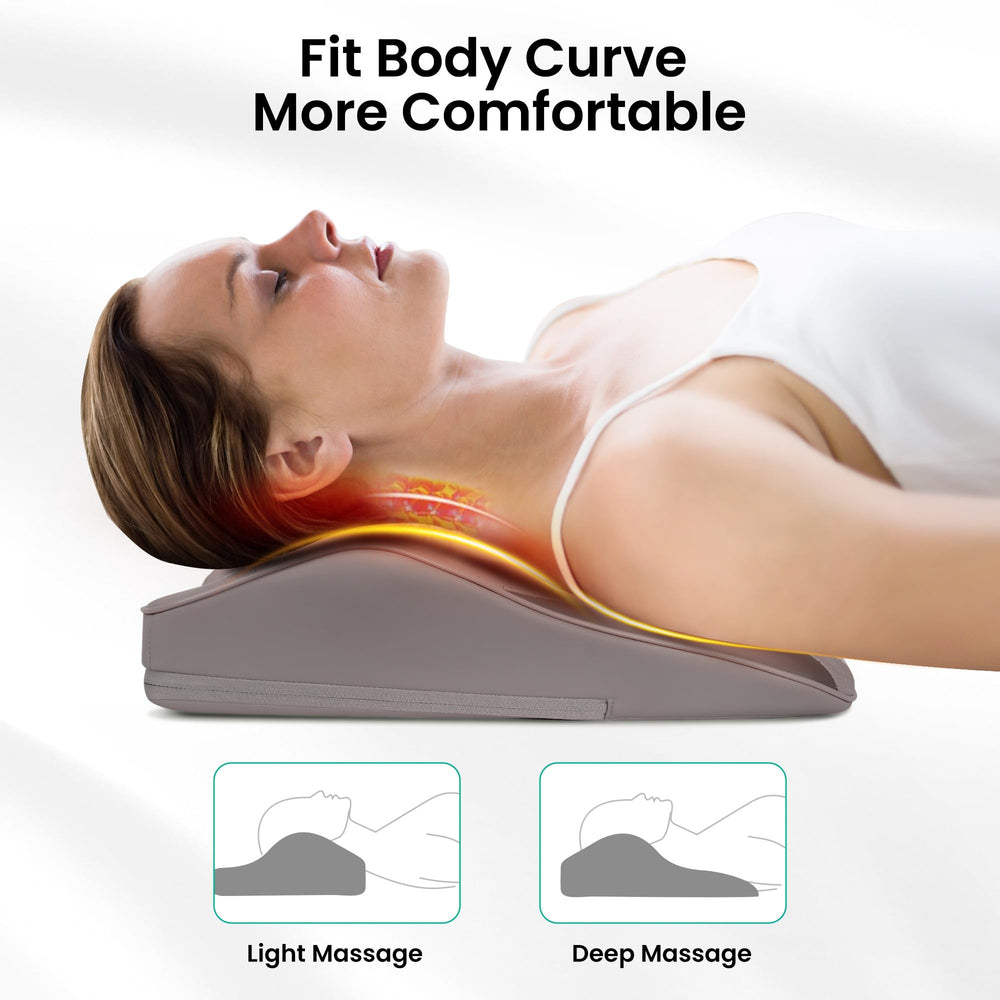 Snailax back massager heat function for warm, comforting sessions
