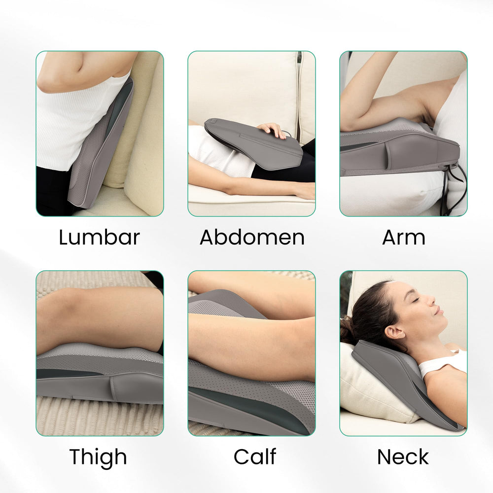 Snailax back massager with overheat protection for safe use