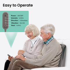 Snailax back massager in a chair setup for home use