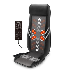 Snailax back massager with heat provides soothing warmth and deep back massage.