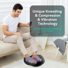 Kneading mode delivering deep tissue massage for the arches