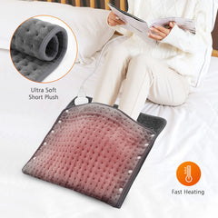 Snailax foot warmer featuring auto shut-off for safety and peace of mind.