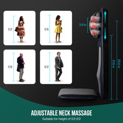 Snailax full back massage chair pad on sofa