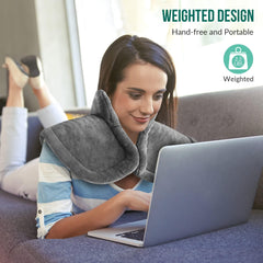 Snailax soft double-sided flannel fabric provides comfortable skin contact.