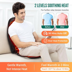 Snailax massage pad on an office chair for easy on-demand relaxation