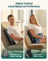 Snailax neck back massager with reversible positioning for targeted relief