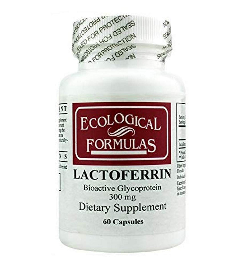 Snana Lactoferrin 300 mg white bottle on a clean surface suggesting digestive balance