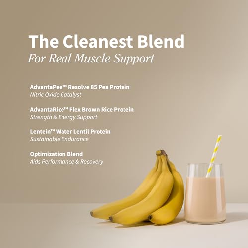 Snap Supplements banana ingredients blend showcases plant-based protein mix with full amino acid profile.