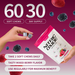 Athlete using Snap Supplements beet root chews during workout