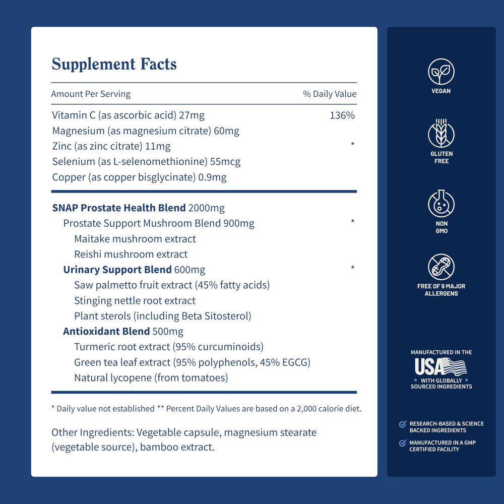 Snap Supplements Ginseng root on the label hinting at endurance support