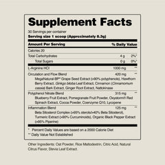 Snap Supplements Circulation Health daily-use tub on kitchen counter
