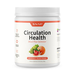Snap Supplements Circulation Health tub front—packaging for overall circulation support