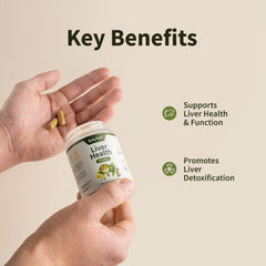 Closeup of Snap Supplements Liver Health & Detox capsules for a simple daily routine