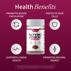 Cherry-flavor label close-up emphasizing sugar-free beetroot gummies