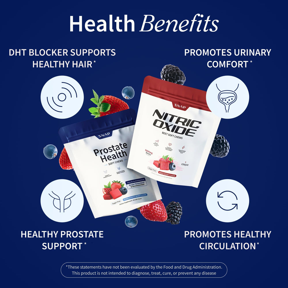 Snap Supplements Pomegranate Peel Extract soft chew, berry flavor with concentrated plant compounds.