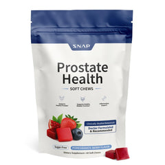 Snap Supplements Prostate Health bottle close-up for premium daily wellness