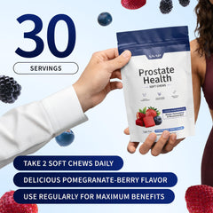 Snap Supplements Prostate Health packaging on shelf for convenient daily use