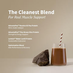 Snap Supplements protein powder being poured into a mixer for quick shakes
